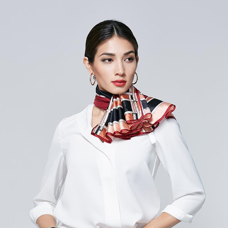 Khăn lụa in kỹ thuật số Digital print silk scarf