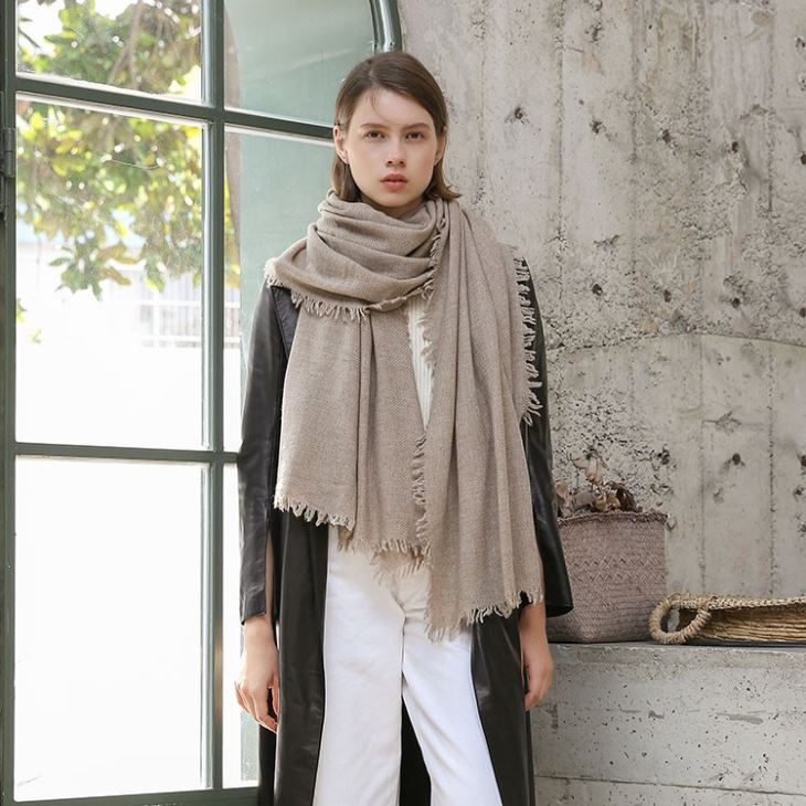 Woven Cashmere Wool Shawl